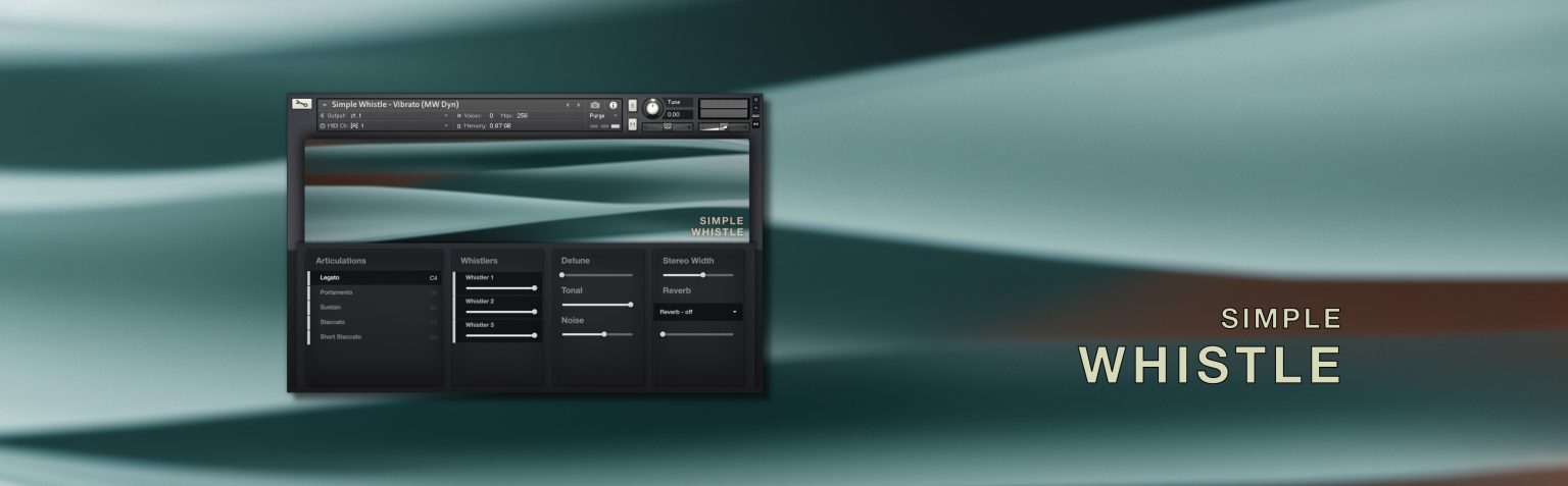 口哨音色 Fluffy Audio Simple Whistle KONTAKT