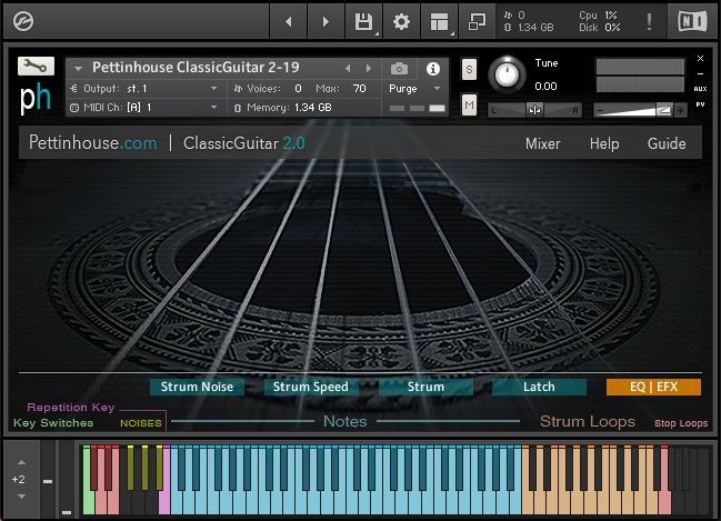 古典吉他 Pettinhouse ClassicGuitar 2.0.0 KONTAKT