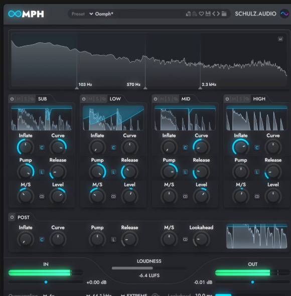 多频段动态增强 Schulz Audio OOMPH v25.2.4 PC